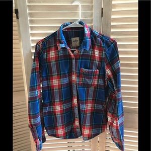 Hollister plaid shirt.